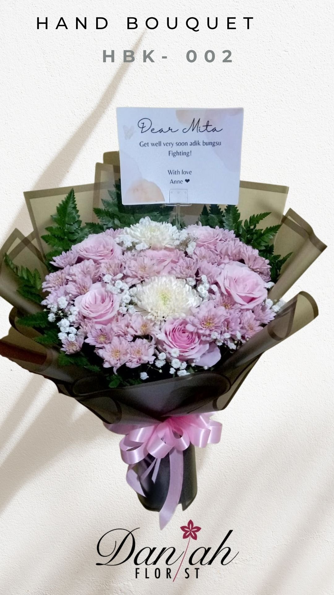 Buket Valentine Karawang Hand Bouquet Mawar Merah Romantis - Daniah Florist Karawang