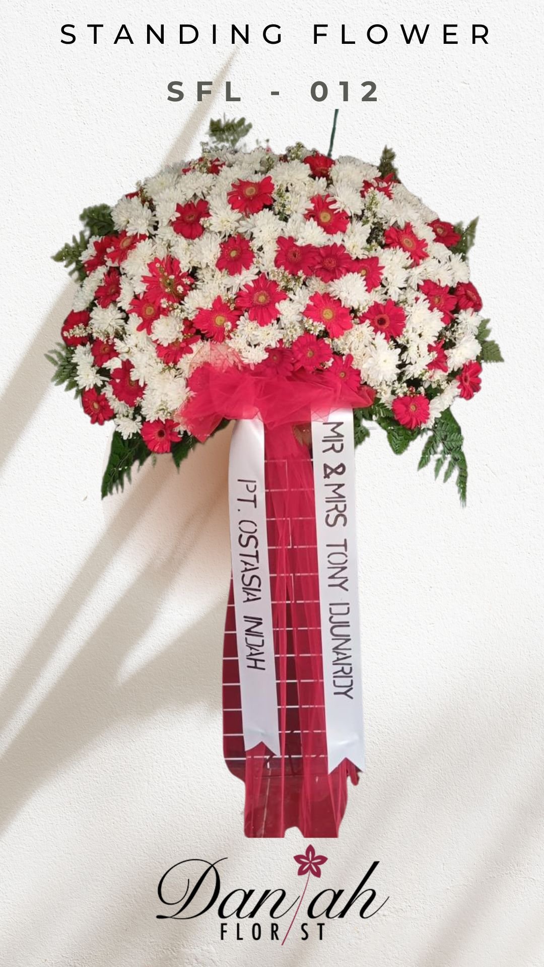 Standing Flower Duka Cita Double Pot SFL-013 Karawang