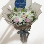 Karangan bunga buket untuk pacar Karawang