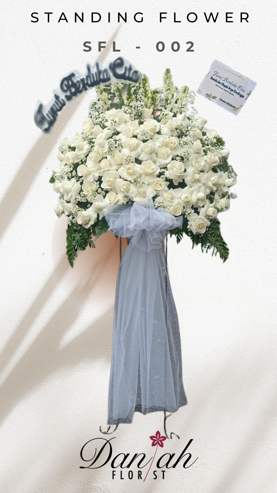 Standing Flower Sukses SFL-010 White Fresh Karawang