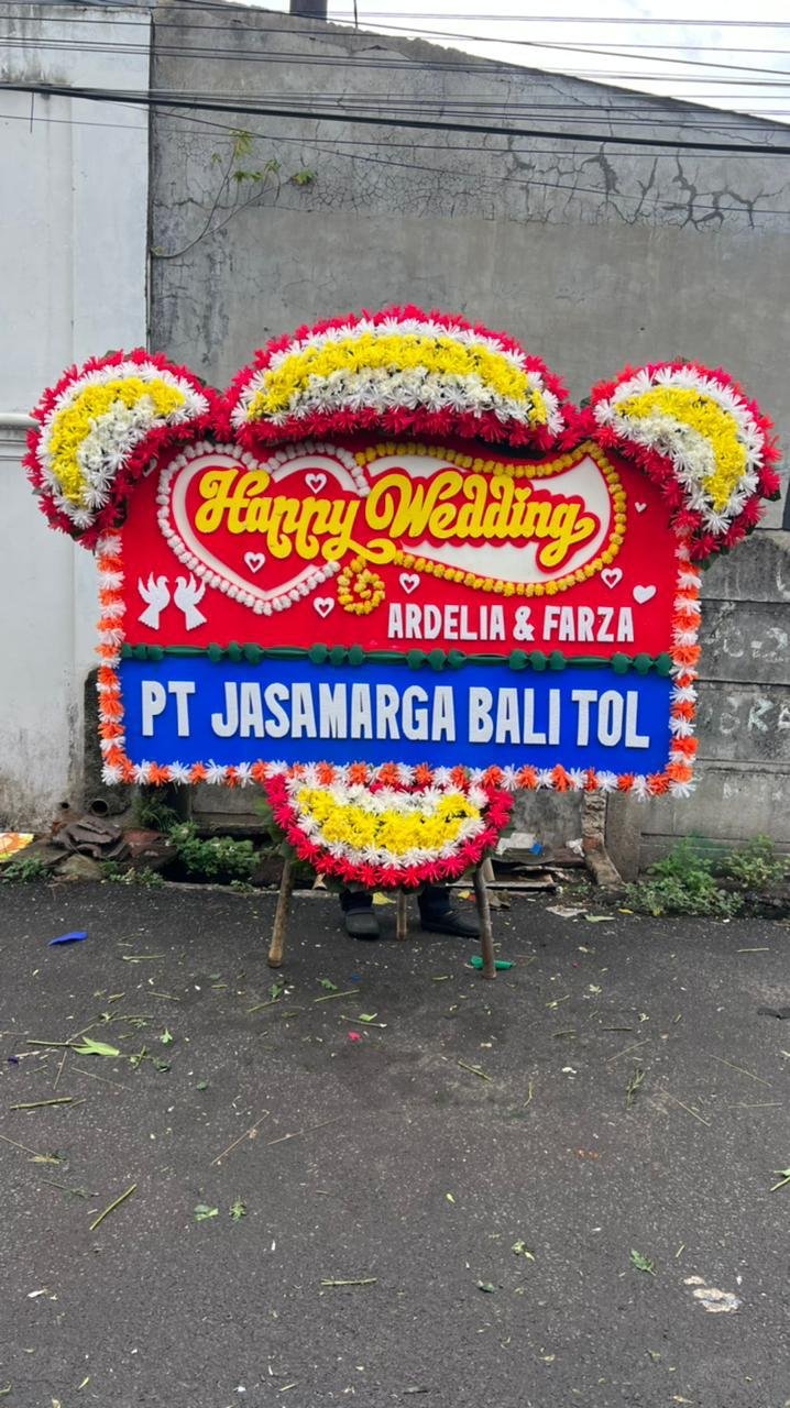 Karangan bunga Daniah Florist toko bunga Warung Bambu Karawang