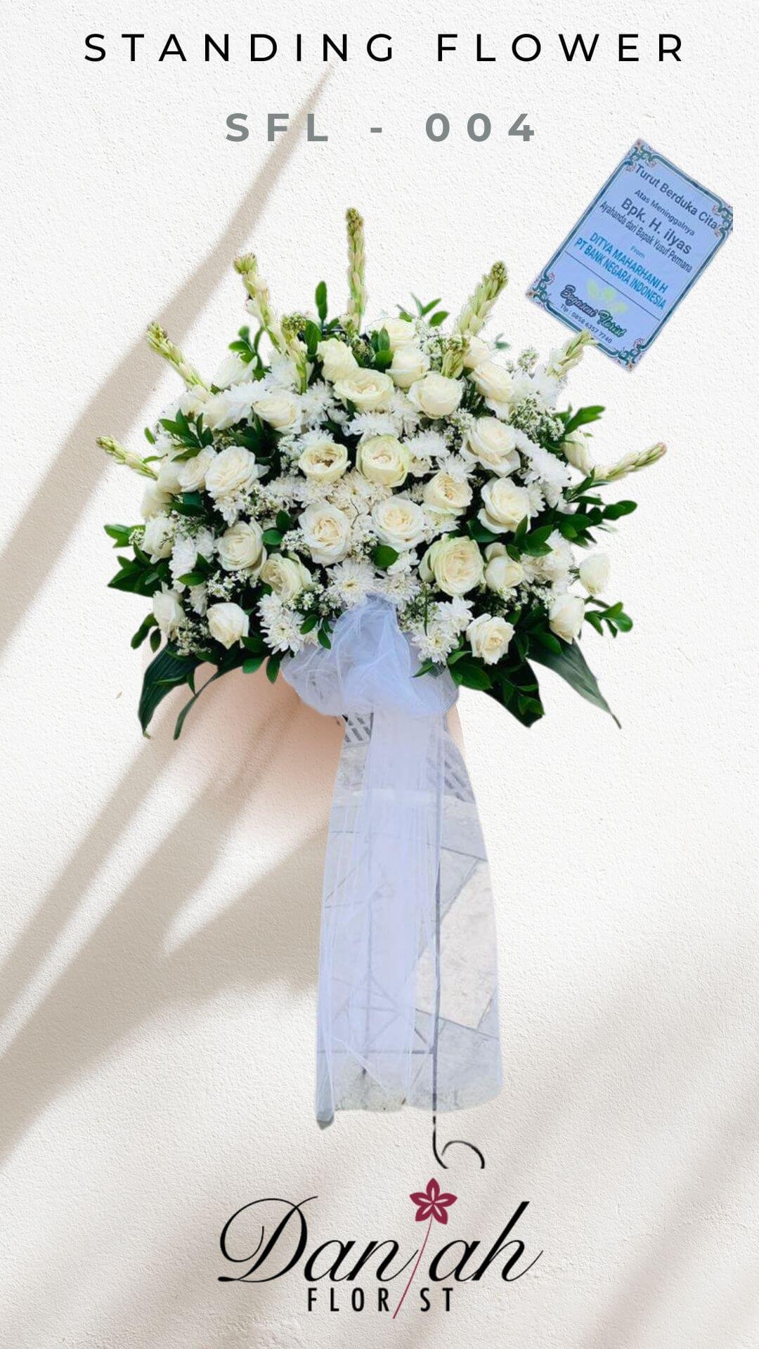 Standing Flower Karawang SFL-005 Bunga Duka Cita Elegan